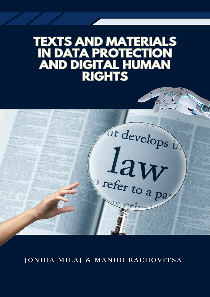 Cover image for Texts and Materials in Data Protection and Digital Human Rights